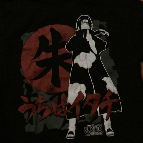 Naturo. 100% cotton. Tshirt. Size M. Black/red/white. Used, great condition. - Picture 2 of 3